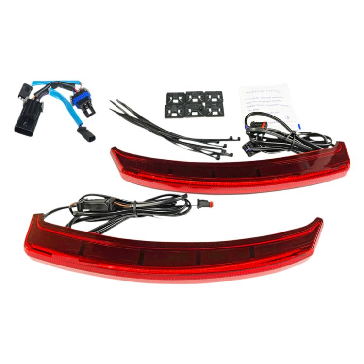 Custom Dynamics Low Profile Bagz Saddle Bag Lights For Indian Touring - Image 1