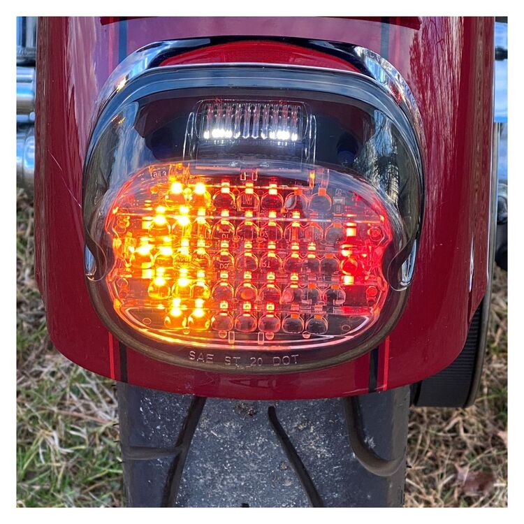 Custom Dynamics Low Profile LED Taillight With Turn Signals For Harley - Image 3