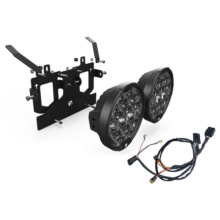 Denali Destroyer LED Headlight Kit For Harley Road Glide 2015-2025 - Image 1