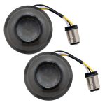 HogWorkz Halomaker Bullet Style LED Front Turn Signal Inserts For Harley 2000-2025 - Image 2