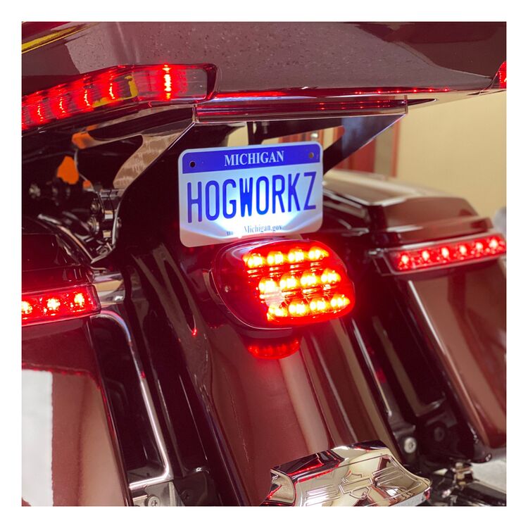 HogWorkz Xtreme Led Taillight W/ Plate Light For Harley 1999-2025 - Image 5