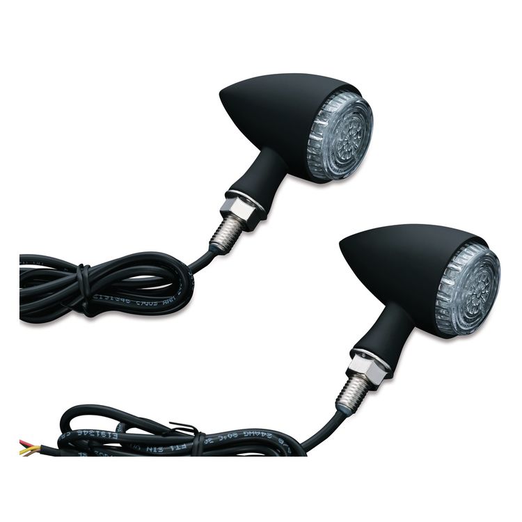 Kuryakyn LED Torpedo Turn Signal Indicator Lights - Image 1