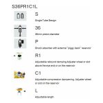 Ohlins S36PRCL Rear Shocks For Harley - Image 6