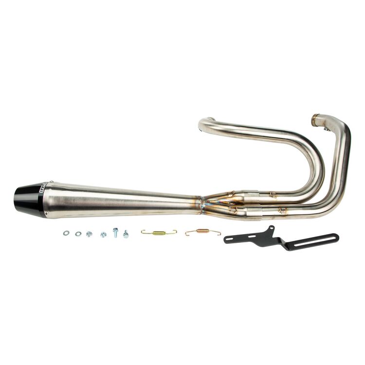 Sawicki Speed Shop Big Inch 2-Into-1 Full Length Exhaust For Harley Dyna 1991-2017 - Image 3