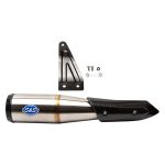 S&S Cycle Grand National Slip-On Muffler For Indian FTR 2019-2024