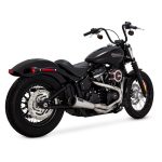 Vance & Hines Stainless 2-Into-1 Upsweep Exhaust For Harley - Image 4