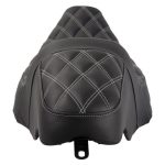 Rise Up Seat for Harley® Touring '08-'25 (Diamond / Silver Stitch) - Image 7