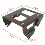 Tour Pack & Mounting Plate For Harley-Davidson Touring Models Road King Street Glide 2014-UP - Image 5
