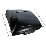 Tour Pack & Mounting Plate For Harley-Davidson Touring Models Road King Street Glide 2014-UP - Image 3