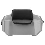 Unpainted King Tour Pack w/ Slim Backrest & Black Hardware for Harley® Touring '97-'25 - Image 3