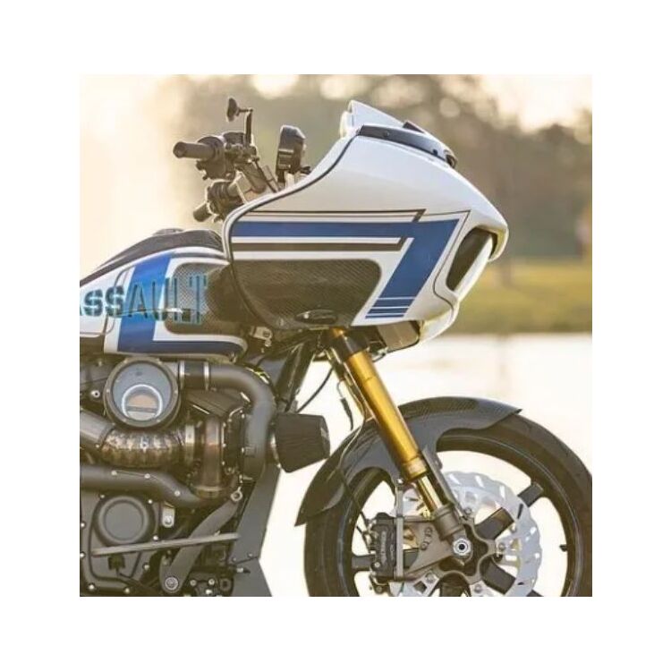 Hofmann Designs Carbon Fiber Shorty Front Fender For Harley Touring - Image 3