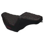 Rise Up Seat for Harley® Touring '23.5-'25 (Diamond / Red Stitch) - Image 4