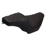 Rise Up Seat for Harley® Touring '23.5-'25 (Diamond / Red Stitch) - Image 3