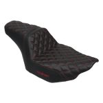 Rise Up Seat for Harley® Touring '23.5-'25 (Diamond / Red Stitch) - Image 2
