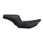 Rise Up Seat for Harley® Touring '23.5-'25 (Diamond / Purple Stitch) - Image 4