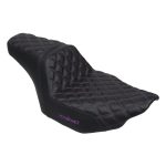 Rise Up Seat for Harley® Touring '23.5-'25 (Diamond / Purple Stitch) - Image 3