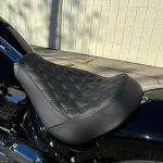 HOGWORKZ® Solo Seat for Wide Bobber Rear Fender for Harley® Fat Boy / Breakout '18-'25 (Diamond / Black) - Image 6