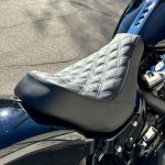 HOGWORKZ® Solo Seat for Wide Bobber Rear Fender for Harley® Fat Boy / Breakout '18-'25 (Diamond / Black) - Image 5