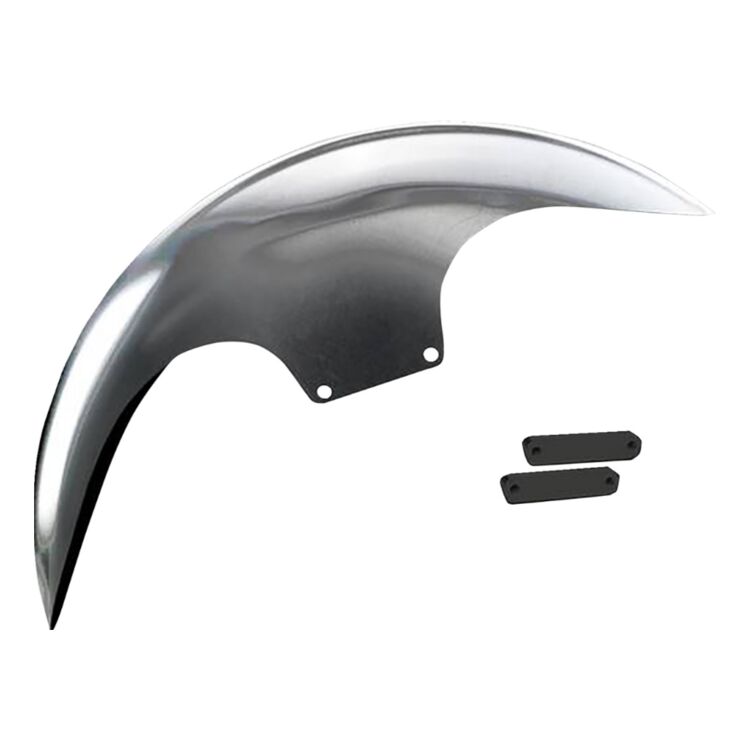 Paul Yaffe Real Steel Cafe Front Fender For Harley - Image 7