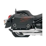 Saddlemen Highwayman Flame Tattoo Saddlebags - Image 5