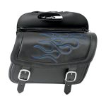 Saddlemen Highwayman Flame Tattoo Saddlebags