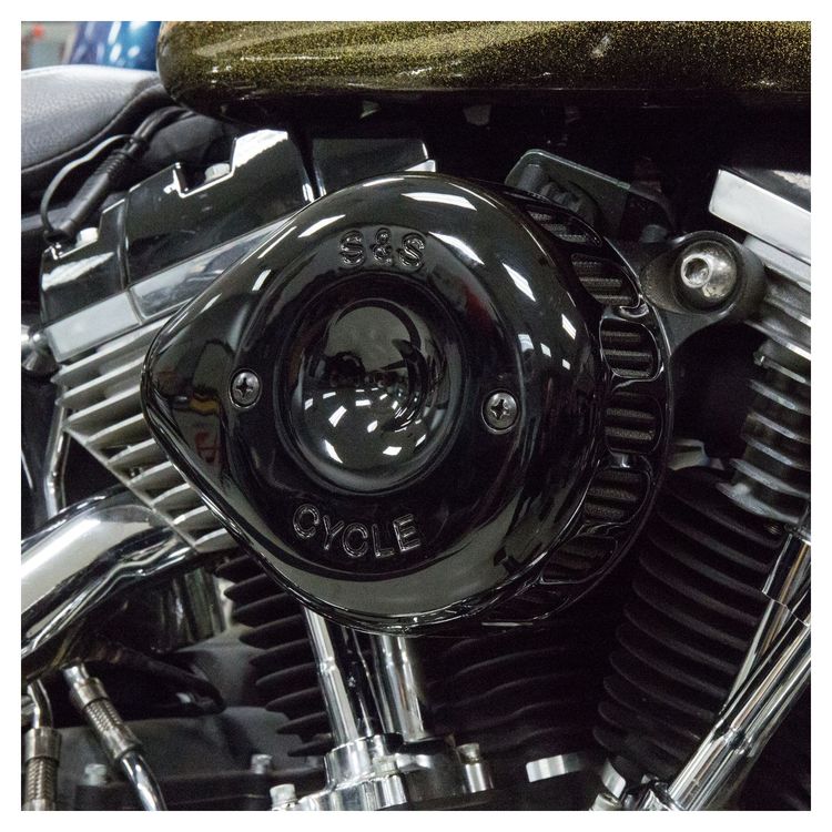 S&S Cycle Mini Teardrop Stealth Air Cleaner Kit For Harley - Image 3