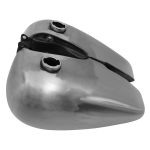 V-Twin Mfg. Replica 5.0 Bobbed Gas Tank Set For Harley FL / FX 1947-1984 - Image 4