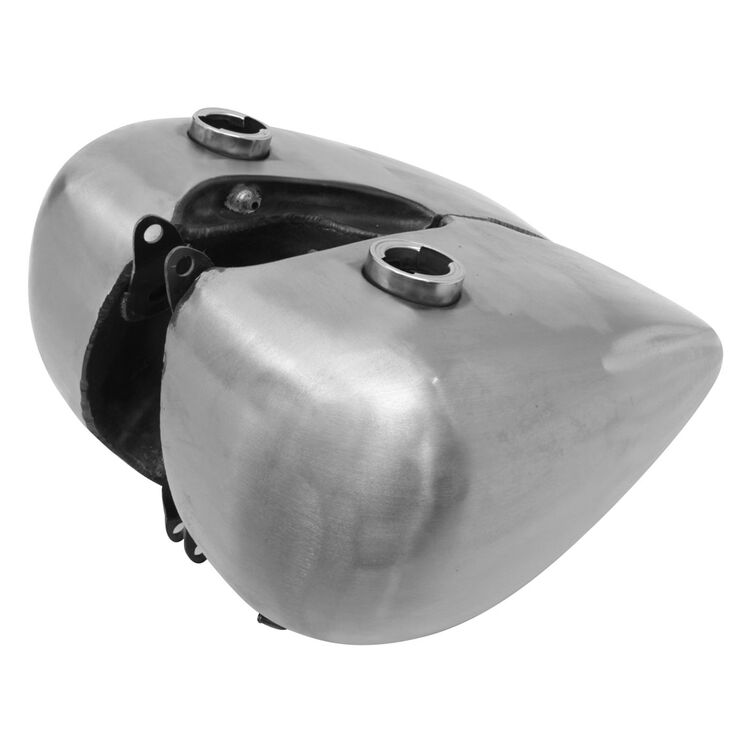V-Twin Mfg. Replica 5.0 Bobbed Gas Tank Set For Harley FL / FX 1947-1984 - Image 2