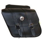 Willie & Max Deluxe Throw-Over Slant Saddlebags - Image 3